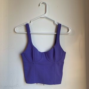 Zara Textured Crop Top